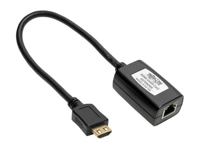 Tripp Lite HDMI Over Cat5 / Cat6 Extender, Receiver for Video and Audio, 1080p at 60 Hz (B126-1P0)