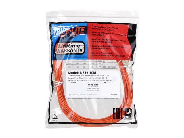 Tripp Lite N316-10M See Product Details Duplex MMF 62.5/125 Patch Cable