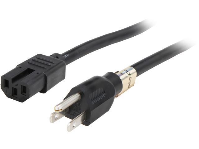 Tripp Lite Heavy-Duty Power Cord, 15A,14AWG (NEMA 5-15P to IEC-320-C15), 8-ft. (P019-008)