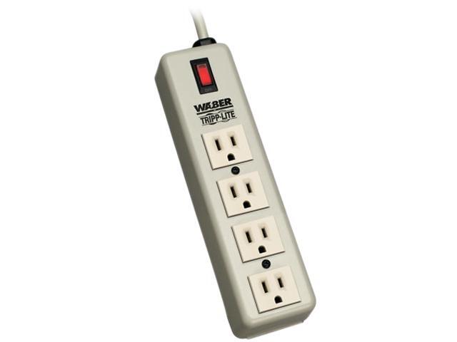 Waber-by-Tripp Lite 4-Outlet Power Strip with 6-ft. Cord