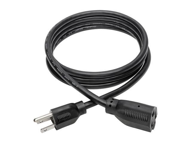 Tripp Lite Standard Power Extension Cord, 13A, 16AWG (NEMA 5-15P to NEMA 5-15R), 6-ft. (P024-006-13A)