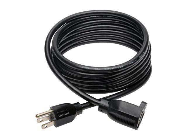 Tripp Lite Standard Power Extension Cord, 13A, 16AWG (NEMA 5-15P to NEMA 5-15R), 10-ft. (P024-010-13A)
