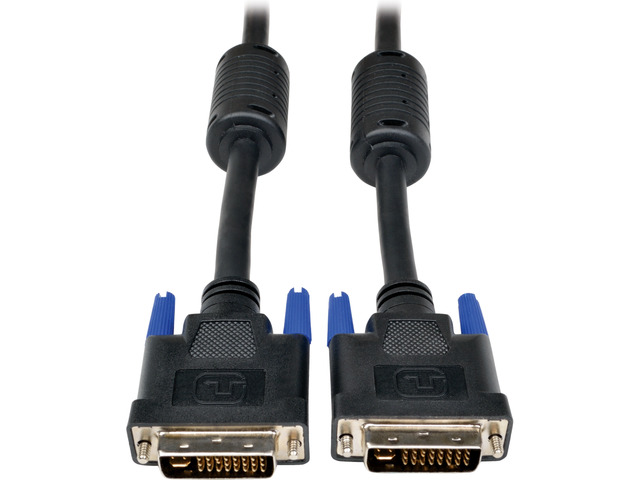 Tripp Lite P560-006-DLI Black 6 ft Connector on First End:1 x DVI-I (Dual-Link) Male Video Connector on Second End:1 x DVI-I (Dual-Link) Male...