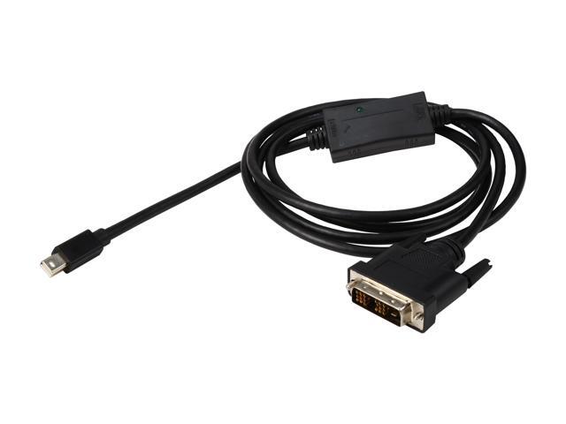 Tripp Lite Mini DisplayPort to DVI Cable Adapter, MDP to DVI (M/M), MDP2DVI, 1080p, 6 ft. (P586-006-DVI)