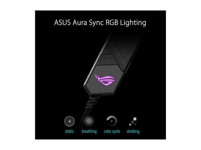 ASUS ROG Clavis USB-C Gaming DAC (ESS 9281 QUAD DAC amplifier, AI Noise-Canceling Mic, MQA Rendering, Aura Sync RGB, Compatible with PC, mobile,...
