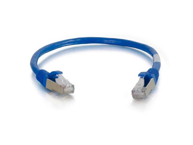 C2G 28701 75ft (22.8m) Cat5e Snagless Shielded (STP) Ethernet Network Patch Cable - Blue