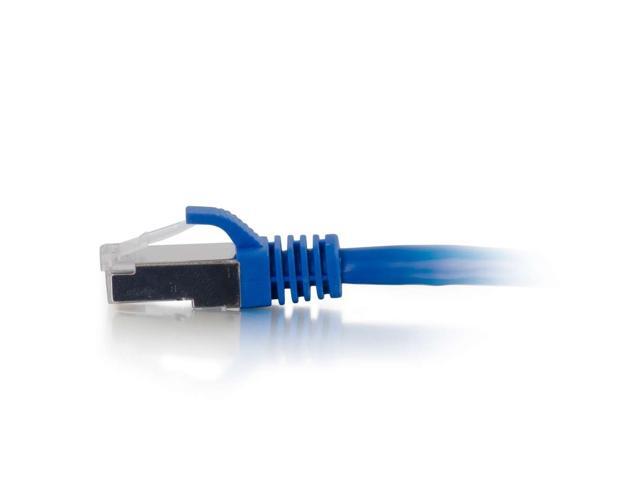 C2G 28701 75ft (22.8m) Cat5e Snagless Shielded (STP) Ethernet Network Patch Cable - Blue
