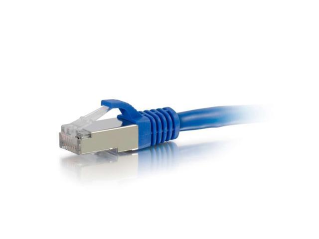 C2G 28701 75ft (22.8m) Cat5e Snagless Shielded (STP) Ethernet Network Patch Cable - Blue