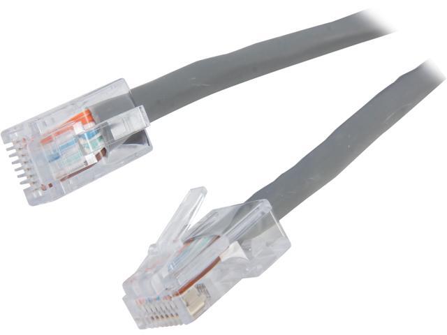 C2G 22010 Cat5e Cable - Non-Booted Unshielded Ethernet Network Patch Cable, Gray (15 Feet, 4.57 Meters)