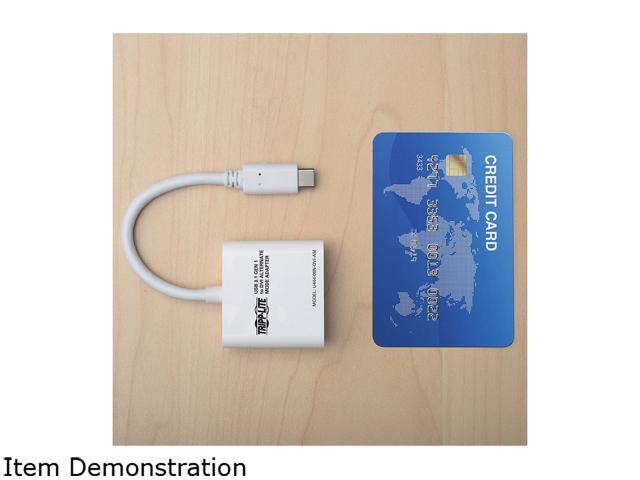 Tripp Lite USB C to DVI Video Adapter Converter 1080p USB Type C to DVI 6in (U444-06N-DVI-AM)