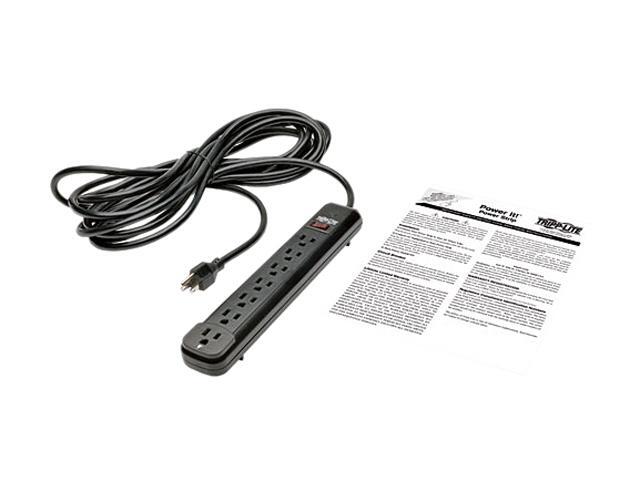 Tripp Lite 7-Outlet Power Strip, 25 ft. Cord, Black Housing (PS725B)