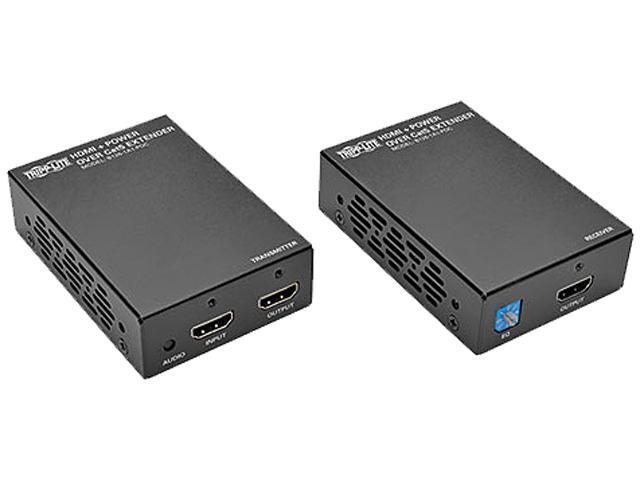 Tripp Lite B126-1A1-POC HDMI over Cat5 Active Extender Kit, Power over Cable, Box-Style Transmitter/Receiver Audio/Video