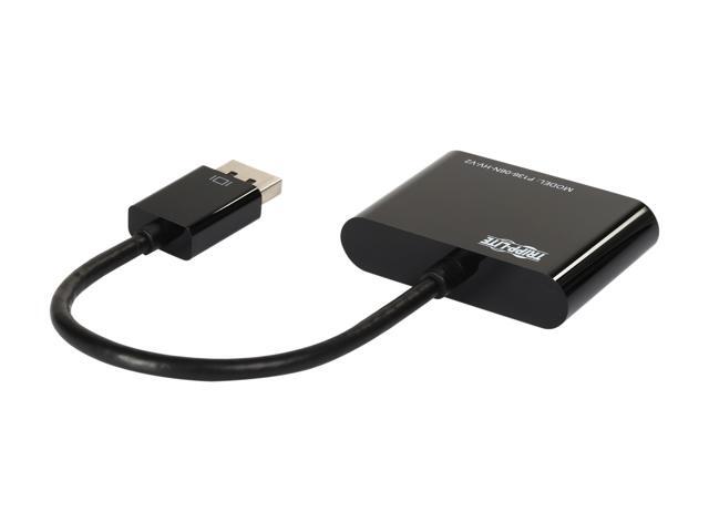 Tripp Lite P136-06N-HV-V2 DisplayPort to HDMI VGA Adapter Converter 4Kx2K DP to HDMI VGA