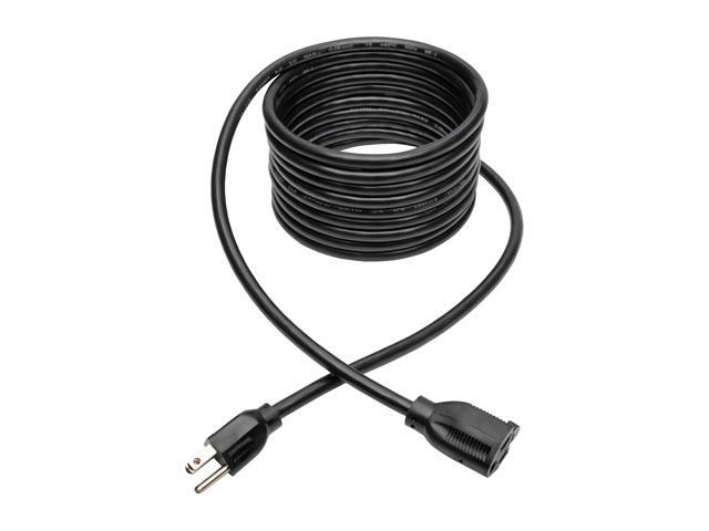 Tripp Lite Heavy-Duty Power Extension Cord, 15A, 14 AWG (NEMA 5-15P to NEMA 5-15R), 15 ft. (P024-015)