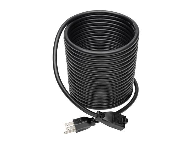 Tripp Lite Standard Power Extension Cord, 13A, 16 AWG (NEMA 5-15P to NEMA 5-15R), 25 ft. (P024-025-13A)