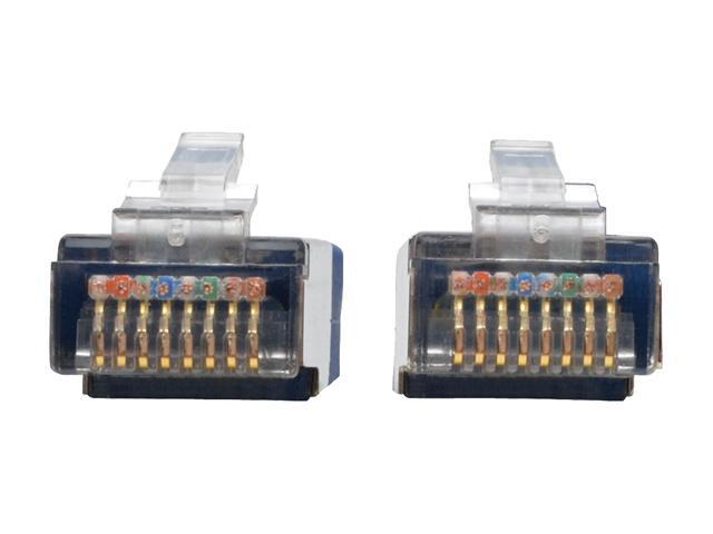 Tripp Lite 15 ft. Cat5e Molded Shielded Patch Cable (M/M), STP, RJ45, 350 Mhz, Blue, 15' (N105-015-BL)