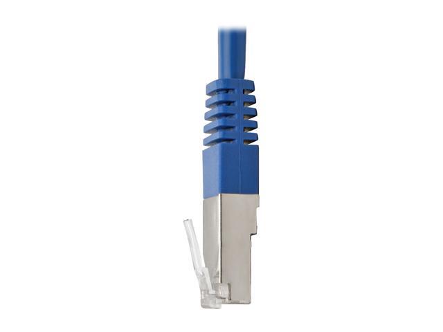 Tripp Lite 15 ft. Cat5e Molded Shielded Patch Cable (M/M), STP, RJ45, 350 Mhz, Blue, 15' (N105-015-BL)