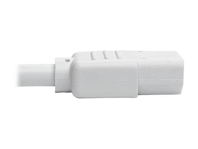 Tripp Lite P005-002-AWH 2 ft. Heavy-Duty Power Extension Cord, 15A, 14 AWG (IEC-320-C14 to IEC-320-C13)
