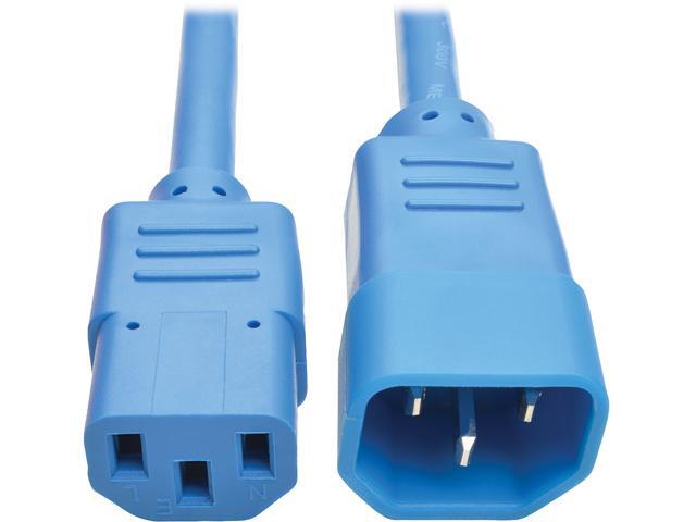 Tripp Lite Model P005-003-ABL 3 ft. Heavy-Duty Power Extension Cord, 15A, 14 AWG (IEC-320-C14 to IEC-320-C13)