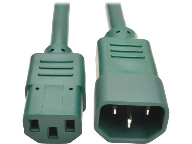 Tripp Lite Model P005-003-AGN 3 ft. Heavy-Duty Power Extension Cord, 15A, 14 AWG (IEC-320-C14 to IEC-320-C13)