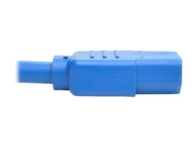 Tripp Lite Model P005-006-ABL 6 ft. Heavy-Duty Power Extension Cord, 15A, 14 AWG (IEC-320-C14 to IEC-320-C13)