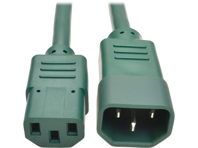 Tripp Lite Model P005-006-AGN 6 ft. Heavy-Duty Power Extension Cord, 15A, 14 AWG (IEC-320-C14 to IEC-320-C13)