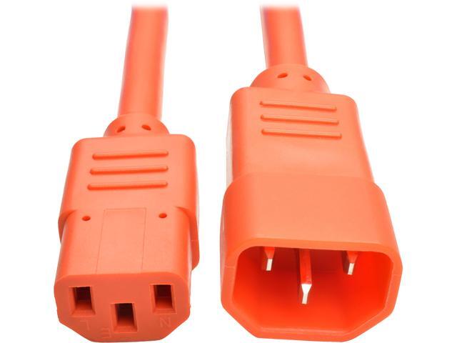 Tripp Lite Model P005-006-AOR 6 ft. Heavy-Duty Power Extension Cord, 15A, 14 AWG (IEC-320-C14 to IEC-320-C13)