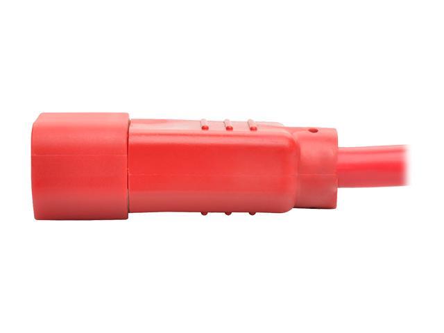 Tripp Lite Model P005-006-ARD 6 ft. Heavy-Duty Power Extension Cord, 15A, 14 AWG (IEC-320-C14 to IEC-320-C13)