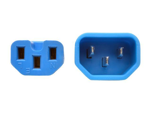 Tripp Lite Model P018-002-ABL 2 ft. Heavy-Duty Computer Power Cord, 15A, 14 AWG (IEC-320-C14 to IEC-320-C15)