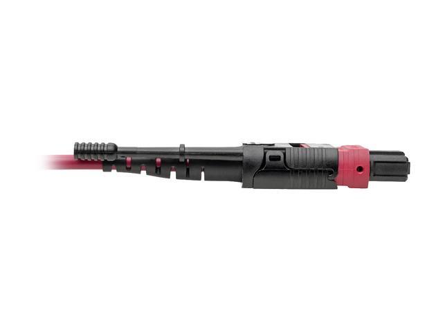 Tripp Lite MTP/MPO Multimode Patch Cable, 12 Fiber, 40 GbE, 40GBASE-SR4, OM4 Plenum-Rated (F/F), Push/Pull Tab, Magenta, 1 m (3.3 ft.)...
