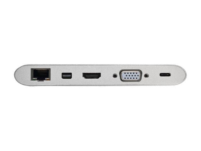 Tripp Lite USB 3.1 Gen 1 USB-C Docking Station w/ USB-A, DVI, HDMI, VGA, DP, MDP, Gigabit Ethernet, Mem Card, 3.5 mm & USB-C Charging Port...