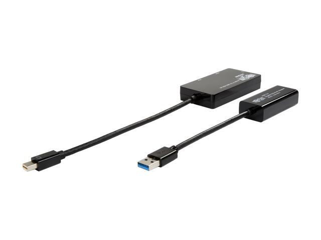 Tripp Lite Microsoft Surface and Surface Pro 2-in-1 Accessory Kit, DVI, VGA, 4K HDMI & Gigabit Ethernet (P137-GHDV-V2-K)