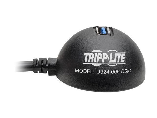 Tripp Lite 1-Port USB 3.0 SuperSpeed Desktop Extension Cable (M/F), USB Type-A, 6 ft. (U324-006-DSK1)