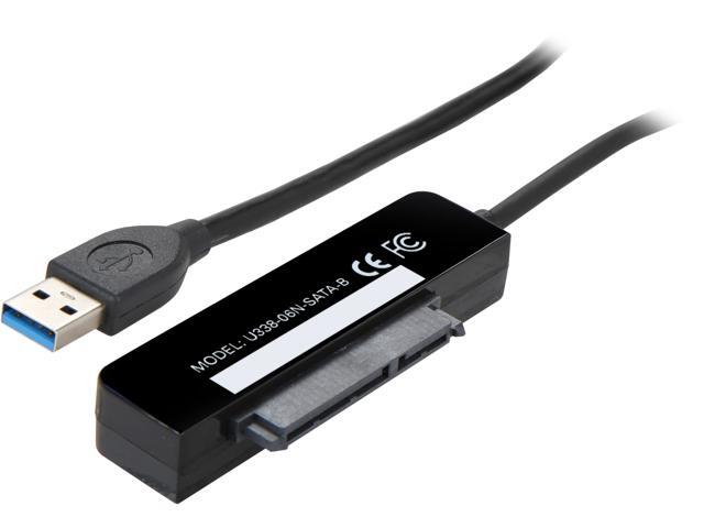 Tripp Lite U338-06N-SATA-B USB 3.0 SuperSpeed to SATA III Adapter Cable with UASP, 2.5 in. SATA Hard Drives, Black