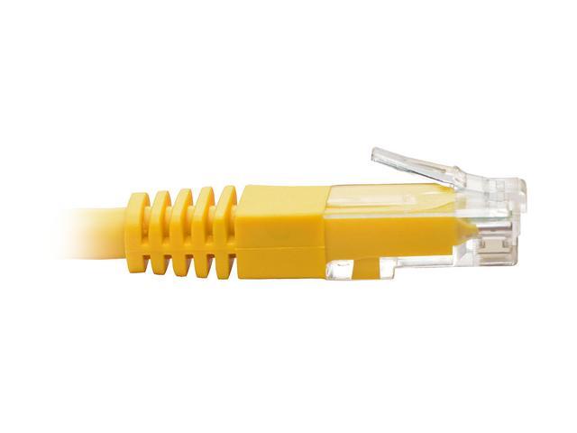 Tripp Lite 7ft Cat6 Gigabit Molded Patch Cable RJ45 M/M 550MHz 24AWG Yellow