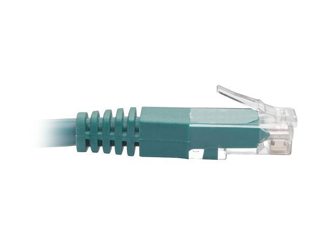 Tripp Lite 25ft Cat6 Gigabit Molded Patch Cable RJ45 M/M 550MHz 24AWG Green
