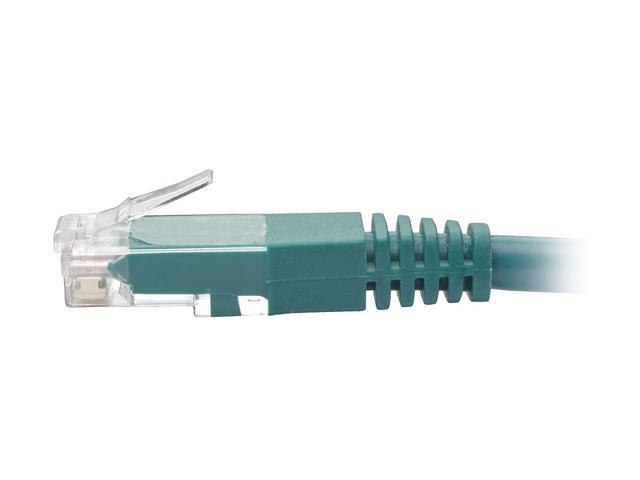 Tripp Lite 25ft Cat6 Gigabit Molded Patch Cable RJ45 M/M 550MHz 24AWG Green