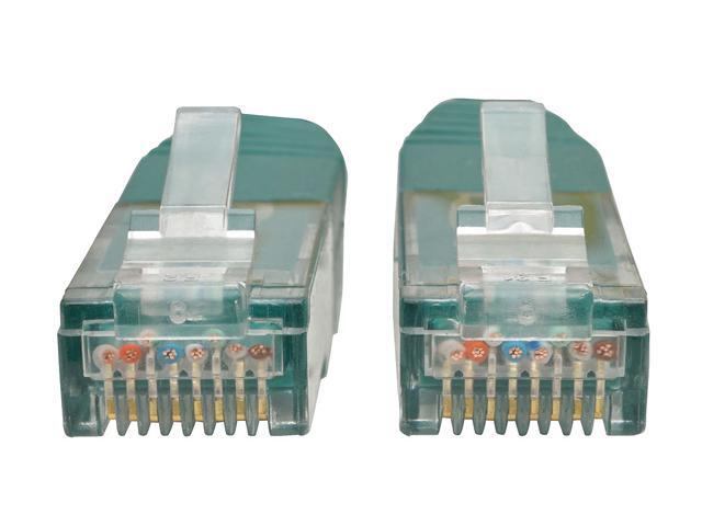 Tripp Lite 25ft Cat6 Gigabit Molded Patch Cable RJ45 M/M 550MHz 24AWG Green