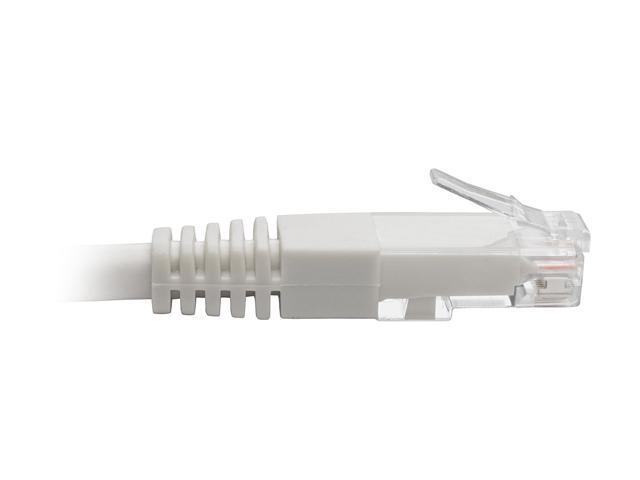 Tripp Lite 25ft Cat6 Gigabit Molded Patch Cable RJ45 M/M 550MHz 24AWG White