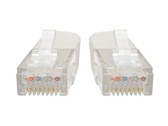 Tripp Lite 25ft Cat6 Gigabit Molded Patch Cable RJ45 M/M 550MHz 24AWG White