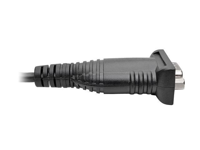 Tripp Lite 6ft 2-Port USB to DB9/ RS 232 Serial Adapter FTDI, COM Retention