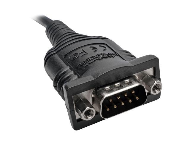 Tripp Lite 6ft 2-Port USB to DB9/ RS 232 Serial Adapter FTDI, COM Retention