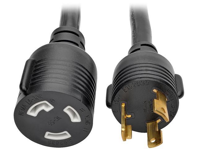 Tripp Lite 10 ft. Heavy Duty Power Extension Cord 30A 10AWG L5-30P L5-30R (P046-010-LL-30A)