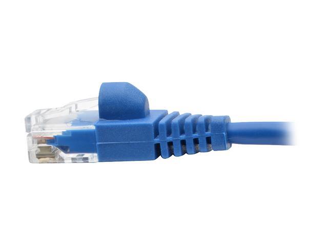 Tripp Lite Cat6a Gigabit Snagless Molded Slim UTP Patch Cable M/M Blue 4 ft. (N261-S04-BL)