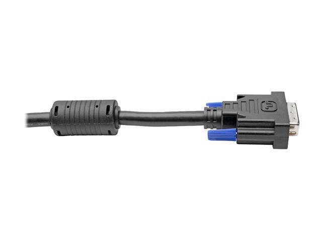 Tripp Lite DVI-I Dual Link Digital Analog Monitor Cable M/M 1080p 10ft 10' (P560-010-DLI)