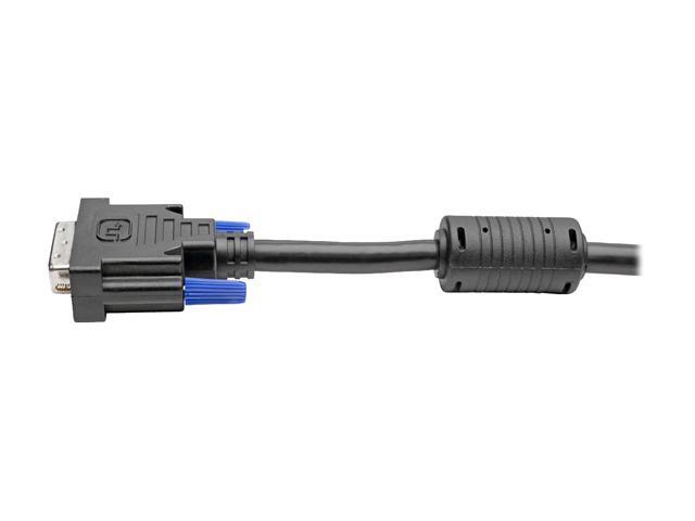 Tripp Lite DVI-I Dual Link Digital Analog Monitor Cable M/M 1080p 10ft 10' (P560-010-DLI)