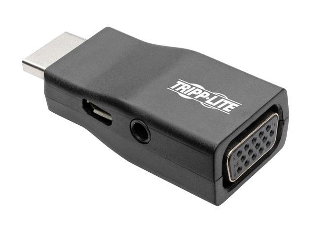 Tripp Lite HDMI to VGA Adapter Converter with Audio Compact M/F 1080p @60Hz (P131-000-A)