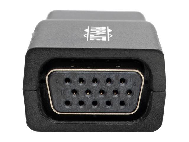 Tripp Lite HDMI to VGA Adapter Converter with Audio Compact M/F 1080p @60Hz (P131-000-A)