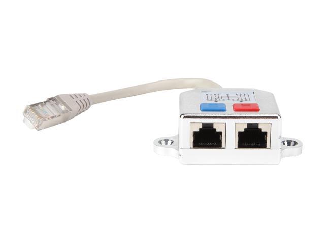 Tripp Lite RJ45 Splitter Adapter Cable 10/100 Ethernet Cat5/Cat5e M/2xF 6in (N035-001)