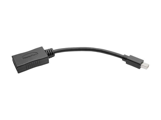 Tripp Lite Mini DisplayPort to DisplayPort Adapter 4K @ 60Hz mDP to DP 6in (P139-06N-DP4K6B)
